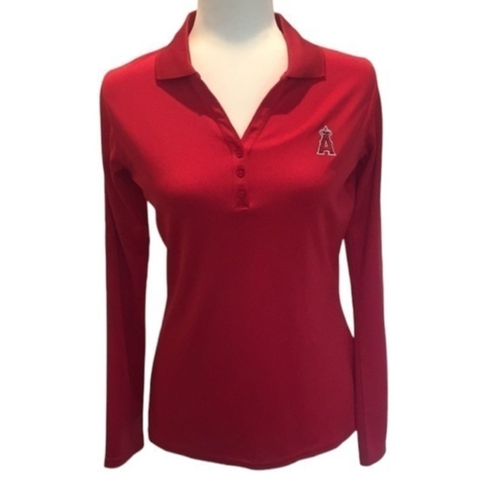 LA Angeles woman’s long sleeved baseball shirt. Sm